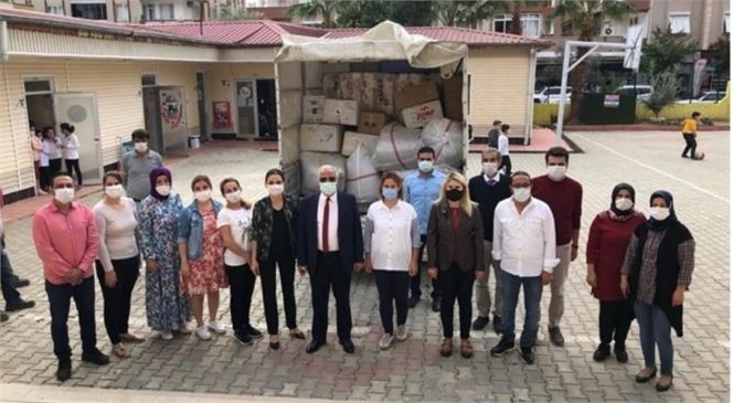 Anamur Kıbrıs İlkokulundan İzmir’e Deprem Yardımı