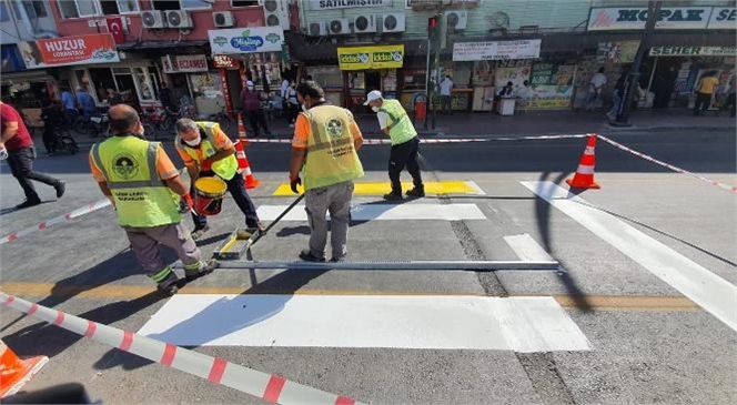 Trafik ve Yaya Güvenliği İçin Mersin Büyükşehir’den Kapsamlı Faaliyet