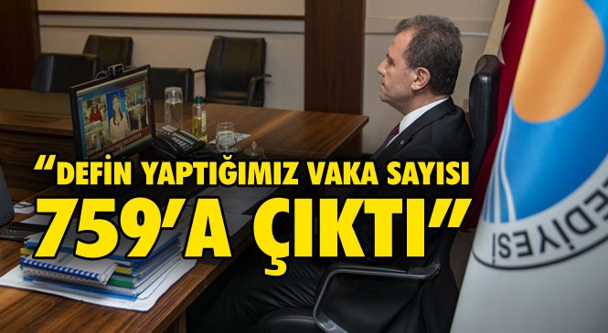 Mersin'deki Vefat Sayılarına İlişkin Açıklama! "Defin Yaptığımız Vaka Sayısı 759’a Çıktı" Diyen Büyükşehir Başkan Seçer Açıklamada Bulundu