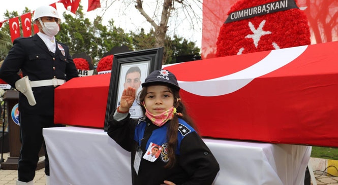 Şehit Polis Memuru Sedat Yabalak Memleketi Bozyazı Tekeli'de Son Yolculuğuna Uğurlandı