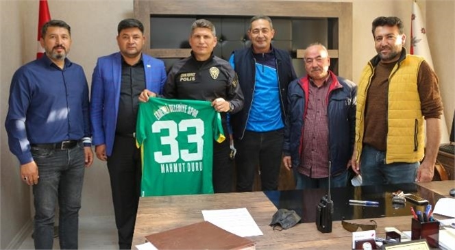 Erdemli Belediyespor’dan Emniyet Müdürü Duru’ya Ziyaret