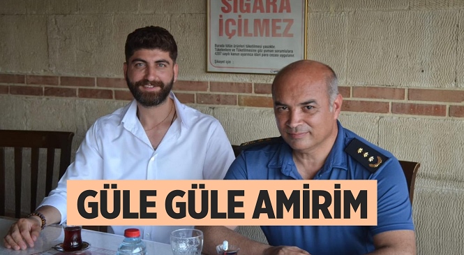 Tarsus Asayiş Büro Amiri Ramazan Dumrul'a Veda Yemeği