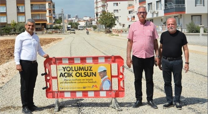 MERSİN BÜYÜKŞEHİR’DEN TARSUS’TA BAĞLAR MAHALLESİNDE ASFALTLAMA ÇALIŞMASI