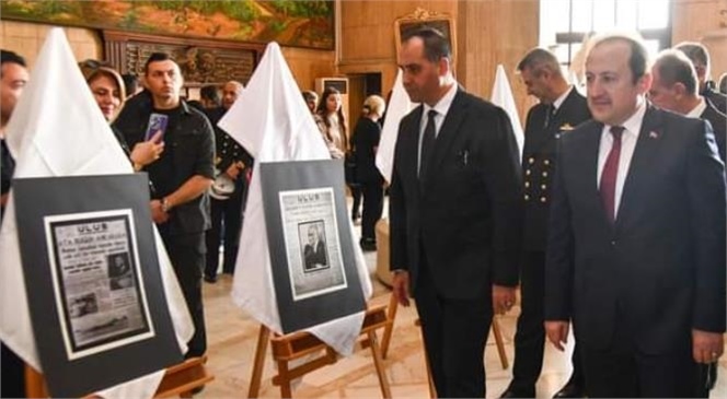 VALİ PEHLİVAN, 10 KASIM GAZİ MUSTAFA KEMAL ATATÜRK’Ü ANMA PROGRAMI İÇİN HAZIRLANAN SERGİYİ GEZDİ