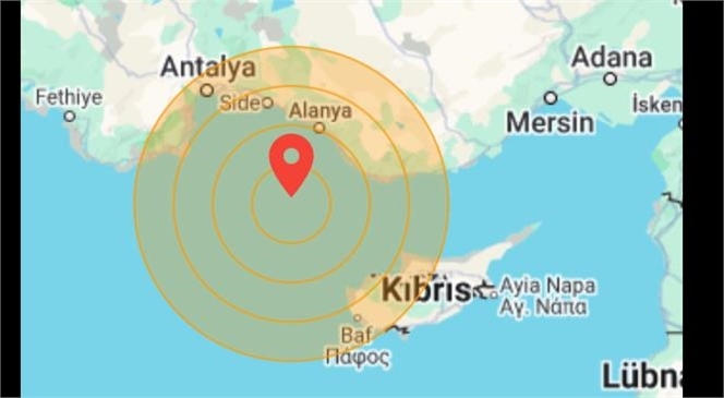 ANTALYA YİNE DEPREMLE SALLANDI: 4,6