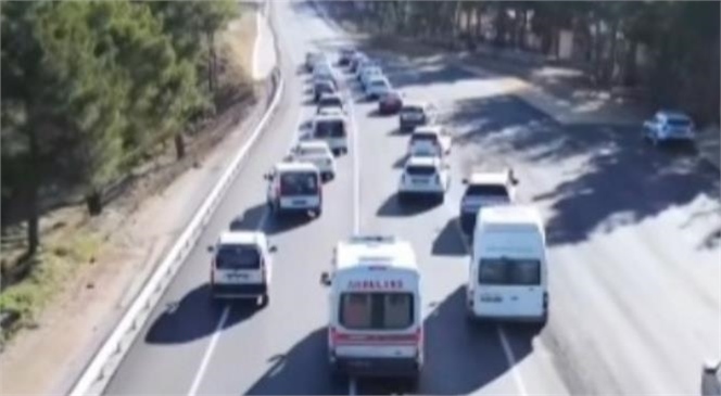 Çamliyayla'da "Fermuar Sistemiyle Yaşama Yol Ver” tatbikatı